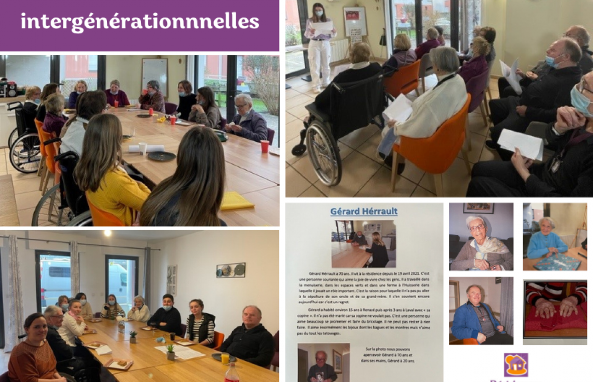 Rencontres intergénérationnelles résidence services Laval 